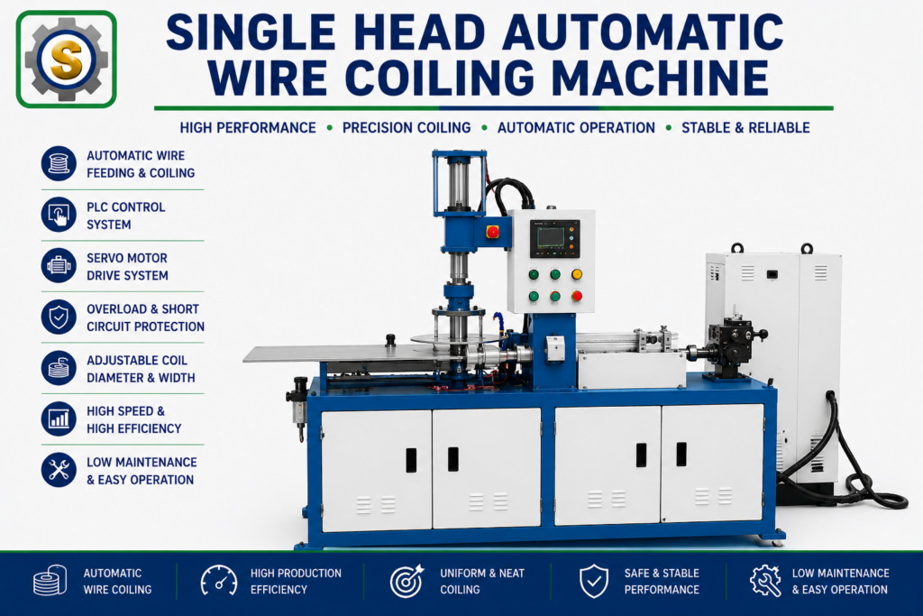 01 single head automatic coiling machine