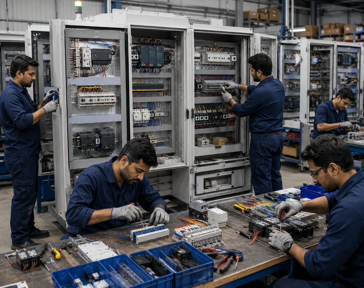 03 plc panel manufacturing