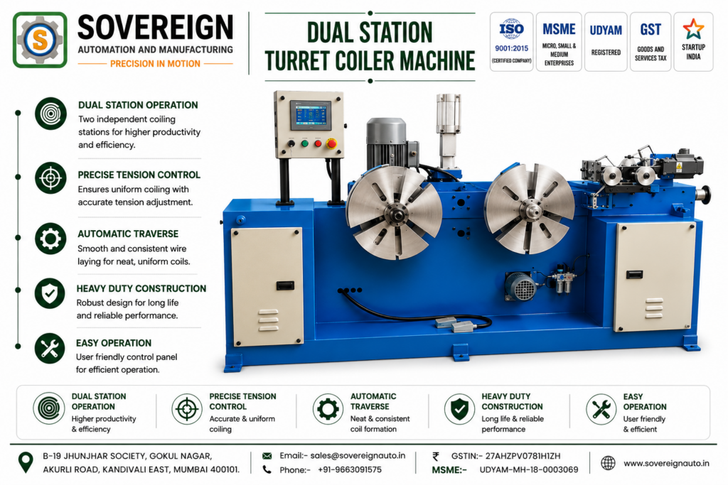 01 dual station turret coiler