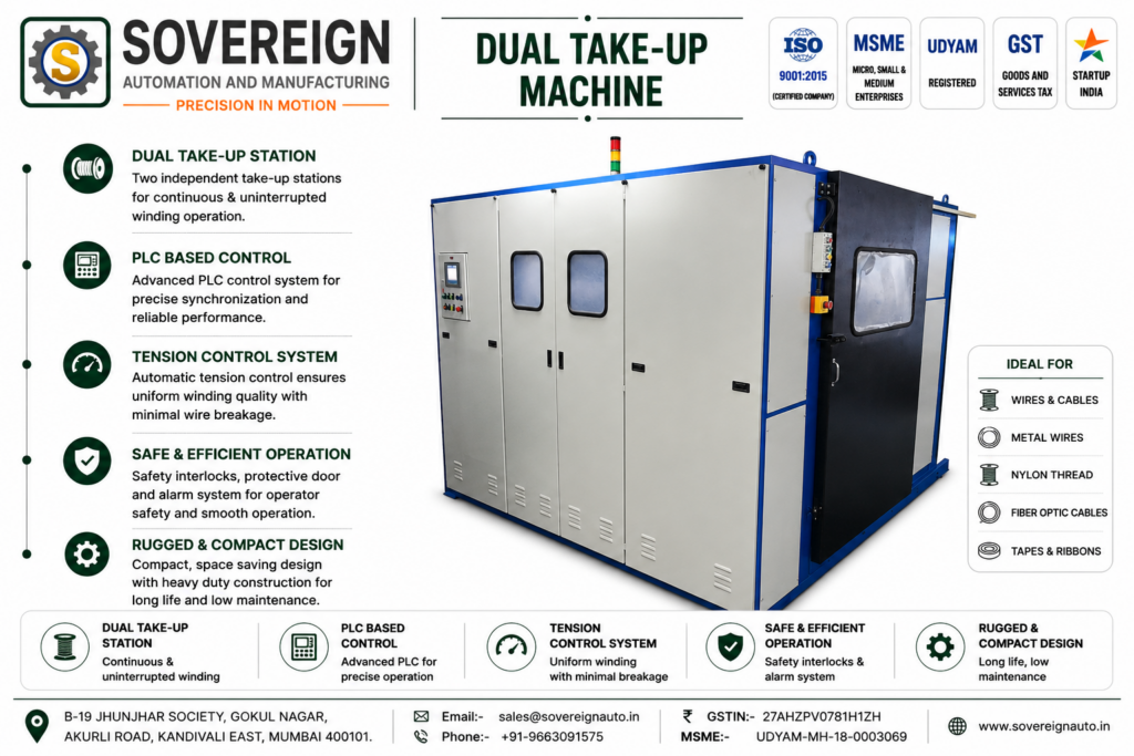 01 dual take up machine