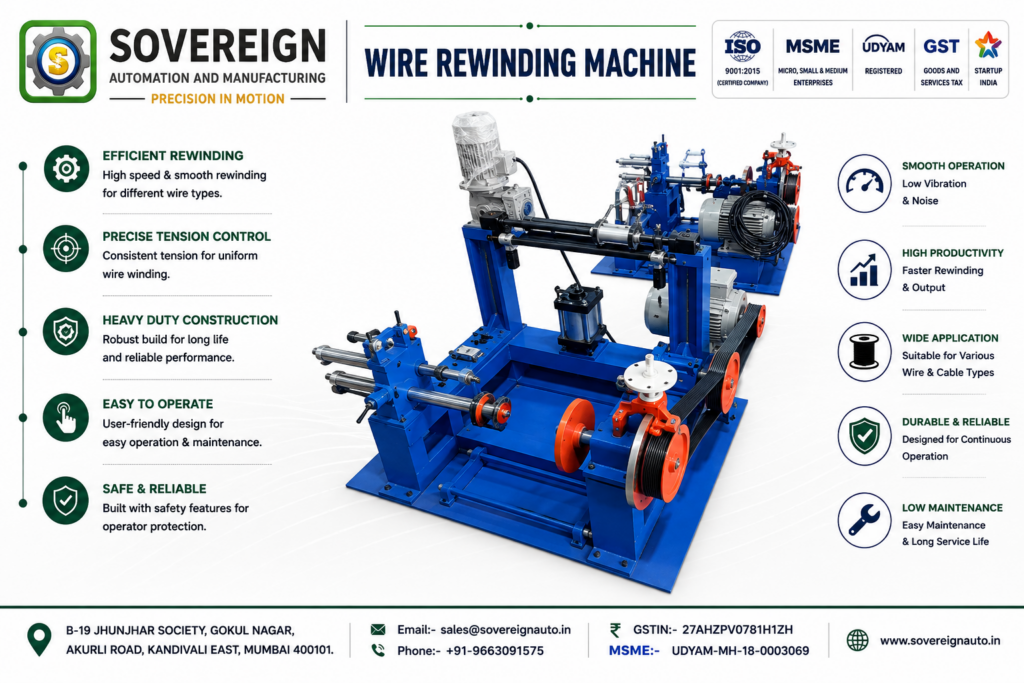 01 wire rewinding machine